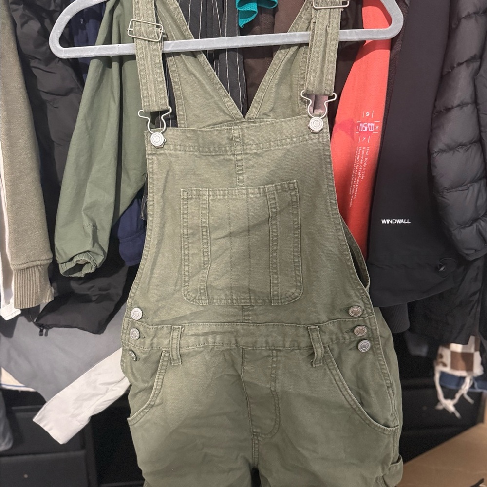 CottonOn Green Overalls with Front Pocket